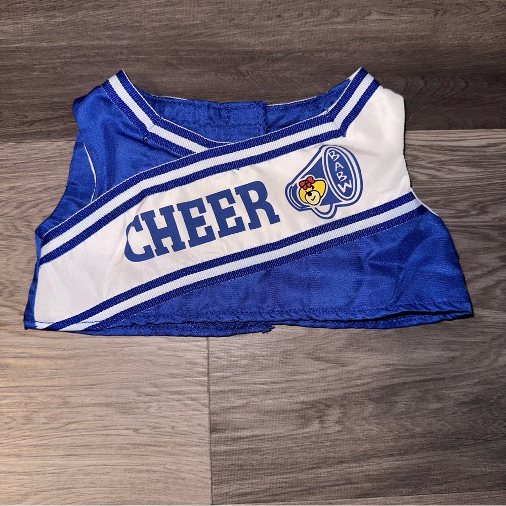 Build A Bear BABW Mascot Blue Cheerleader Outfit Clothing top